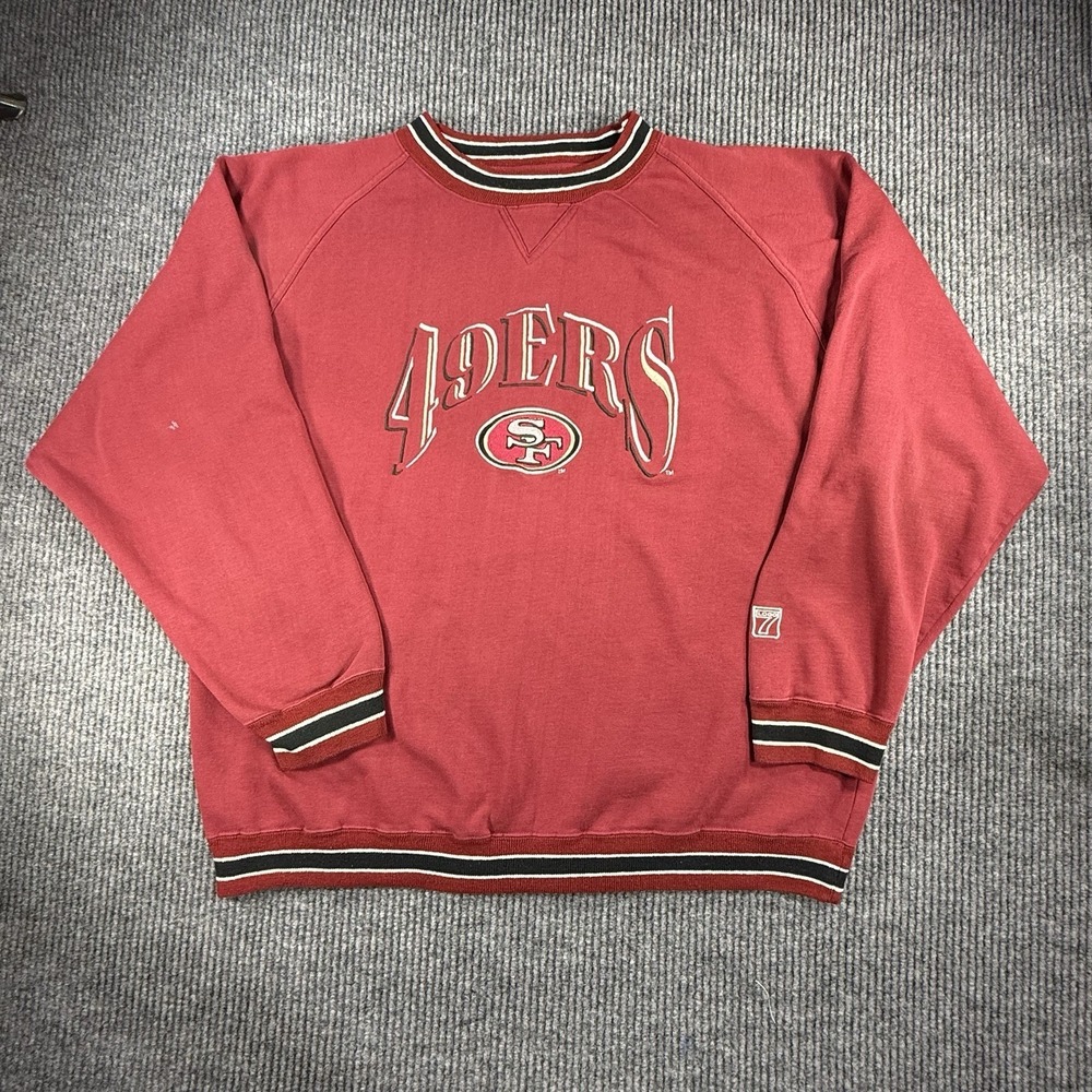SAN FRANCISCO 49ers Vintage Crewneck Sweatshirt Football Sport Sz XXL Logo 7